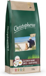Christopherus Hundefutter Trockenfutter Senior Ente Getreidefrei 12 kg - 12 kg – Bild 1 von 6