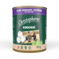 Produktbild von Christopherus Hundemenü Adult mit Fasan und Huhn in Soße, glutenfrei, 6x800g - 6 x 800 g