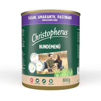 Produktbild von Christopherus Hundemenü Fasan mit Amaranth und Pastinake 6x800g