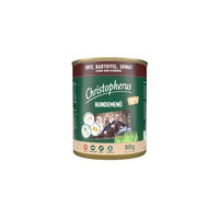 Produktbild von Christopherus Hundemenü Senior Ente Stückchen in Sauce getreidefrei 6x 800 g - 6 x 800 g