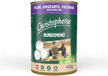 Christopherus Hundemenü mit Fasan, Amaranth und Pastinake 6x400 g – Bild 1 von 1