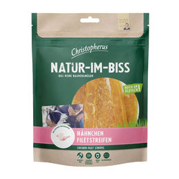 Christopherus Hundesnack Hähnchenfiletstreifen aus Trockenfleisch getreidefrei und monoprotein 5 x 300 g - 5 x 300 g – Bild 1 von 2