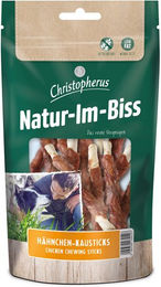 Christopherus Hundesnack Natur-Im-Biss Huhn und Rind getreidefrei mit hohem Fleischanteil 70 g - 12 x 70 g – Bild 1 von 3