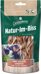 Produktbild von CHRISTOPHERUS Hundesnack Natur-Im-Biss Lamm und Seelachs 12 Beutel à 70 g - 12 x 70 g