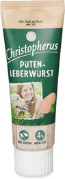 Christopherus Hundesnack Putenleberwurst ohne Zucker und Zusatzstoffe 12x75g - 12 x 75 g – Bild 1 von 3