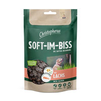 Produktbild von Christopherus Hundesnack Soft-Im-Biss mit Lachs getreidefrei und ohne Zucker 12 x 125 g - 12 x 125 g