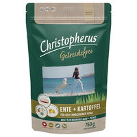 Produktbild von Christopherus Hundetrockenfutter Adult Ente Getreidefrei Glutenfrei Monoprotein 750 g
