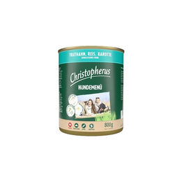 Christopherus Menue Adult Hund mit Truthahn und Huhn, Sensitive, 6x 800g - 6 x 800 g – Bild 1 von 3