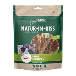 Christopherus Natur-Im-Biss Enten Kausticks für Hunde getreidefrei und monoprotein 300 g - 300 g – Bild 1 von 4