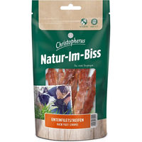 Produktbild von Christopherus Natur-Im-Biss Entenfiletstreifen Hundesnack mit hohem Fleischanteil und Monoprotein 12 x 70 g - 70 g