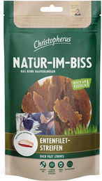 Christopherus Natur-Im-Biss Entenfiletstreifen Trockenfleisch getreidefrei und monoprotein 1500g – Bild 1 von 2