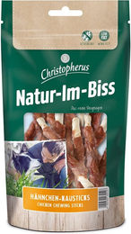Christopherus Natur-Im-Biss Hähnchen-Kausticks getreidefrei mit hohem Fleischanteil 70g - 12 x 70 g – Bild 1 von 7