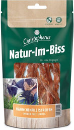 Christopherus Natur-Im-Biss Hähnchenfiletstreifen Trockenfleisch für Hunde 3x70g – Bild 1 von 3