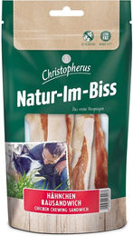 Christopherus Natur-Im-Biss Kausandwich Geflügel Kausnack 3x70g – Bild 1 von 3