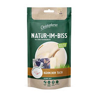 Produktbild von Christopherus Natur-Im-Biss Kausnack für Hunde Hähnchen Taco getreidefrei mit hohem Fleischanteil 65 g - 12 x 65 g