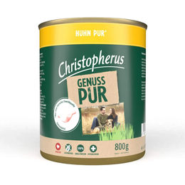 Produktbild von Christopherus Pur Hundefutter Huhn 6x800g