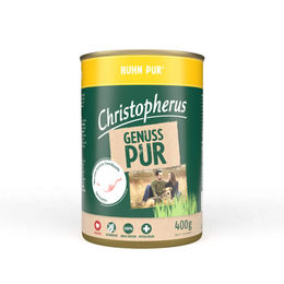 Produktbild von Christopherus Pur Hundefutter Huhn Monoprotein 6x400g