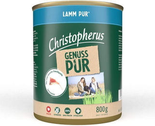 Produktbild von Christopherus Pur Hundefutter Lamm Monoprotein 12x800g