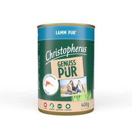 Produktbild von Christopherus Pur Hundefutter Lamm Monoprotein 24x400g