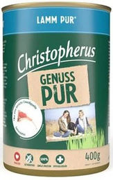 Christopherus Pur Hundefutter Lamm Monoprotein Getreidefrei 6x400 g - 6 x 400 g – Bild 1 von 3