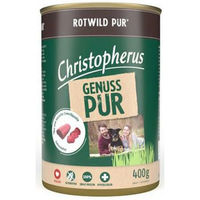Produktbild von Christopherus Pur Hundefutter Wild 6x400g