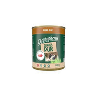 Produktbild von Christopherus Pur Hundenassfutter Pferd Monoprotein Getreidefrei Adult 800 g - 6 x 800 g