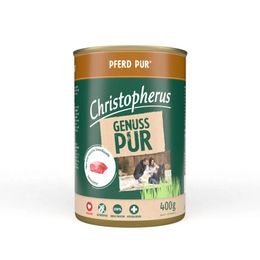Produktbild von Christopherus Pur Pferd Nassfutter 24x400g