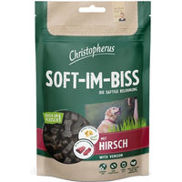 Produktbild von Christopherus Soft-Im-Biss Hirsch Belohnungssnack für Hunde getreidefrei ohne Zucker 1500g