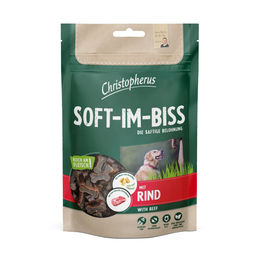 Christopherus Soft-Im-Biss Hundesnack Rind getreidefrei und ohne Zucker 12 x 125 g - 12 x 125 g – Bild 1 von 2