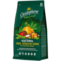 Produktbild von Christopherus Vegetarian Hundefutter Adult Erbse Tapioka mit Kürbis Getreidefrei ohne tierisches Protein 2x8kg