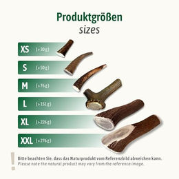 ChronoBalance Kaustange für Hunde aus 100% Hirschgeweih als natürlicher Kausnack zur Zahnpflege ohne Zusätze – Bild 1 von 4