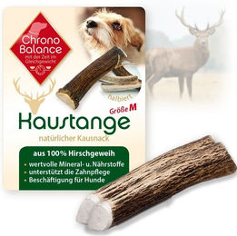 ChronoBalance Rothirsch Geweihstange für Hunde monoprotein halbierte Stücke 2xM – Bild 1 von 3