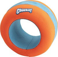 Chuckit! Amphibious Roller Hundespielzeug Unsinkbares Wurfspielzeug Blau-Orange - 1 Stk. – Bild 1 von 10