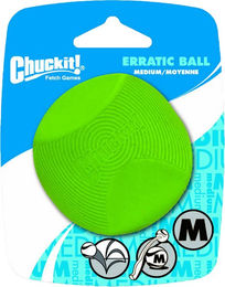 Produktbild von Chuckit! Erratic Ball Hundespielzeug aus Naturkautschuk Grün Größe M - 1 Stk.