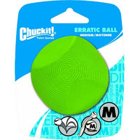 Produktbild von Chuckit! Erratic Ball Hundespielzeug aus Naturkautschuk Grün Größe M - 1 Stk.