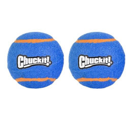 Chuckit! Hundespielzeug aus Naturkautschuk Quietschender Tennisball Blau Größe S für kleine Rassen – Bild 1 von 4