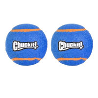 Produktbild von Chuckit! Hundespielzeug aus Naturkautschuk Quietschender Tennisball Blau Größe S für kleine Rassen