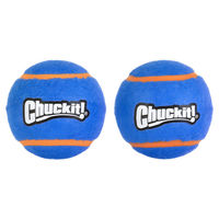 Produktbild von Chuckit! Hundespielzeug Ball aus Naturkautschuk Größe M Blau für mittlere Rassen