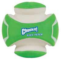 Produktbild von Chuckit Kick Fetch Max Glow Hundeball Klein Grün aus Nylon