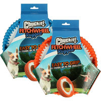 Produktbild von Chuckit! Rugged Fetch Wheel Hundewurfspielzeug aus Gummi Orange 19cm - 1 Stk.