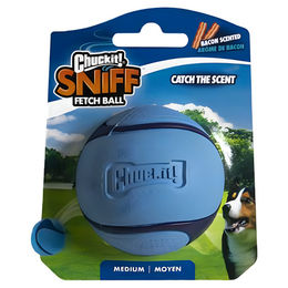 Chuckit! Sniff Fetch Ball Hundespielzeug aus Gummi Blau Größe M – Bild 1 von 6