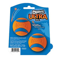 Produktbild von Chuckit! Ultra Ball Hundeball aus Naturkautschuk Größe S 2er Pack