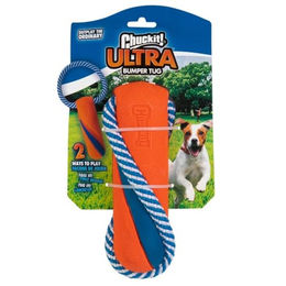 Chuckit Ultra Bumper Hundespielzeug aus Gummi Orange Medium – Bild 1 von 7