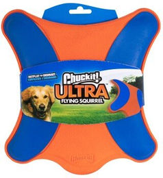 Chuckit! Ultra Flying Squirrel Hundespielzeug Frisbee aus Gummi in Orange Blau Bunt - 1 Stk. – Bild 1 von 6