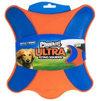 Produktbild von Chuckit! Ultra Flying Squirrel Hundespielzeug Frisbee aus Gummi in Orange Blau Bunt - 1 Stk.