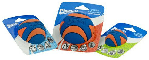 Chuckit! Ultra Squeaker Ball Hundeball aus Gummi Größe S klein – Bild 1 von 9