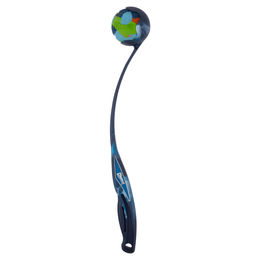 Chuckit! Wurfspielzeug Set aus Ballwerfer und Ultra Ball aus Gummi für Hunde in Blau Bunt Größe M - 46 cm – Bild 1 von 3