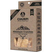 Produktbild von Churpi Himalaya Crunchies Yak-Käse Sticks Kausnack für Hunde glutenfrei ohne Farb- und Aromastoffe 70g