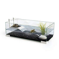 Produktbild von Ciano Tartarium 60 Aqua-Terrarium für Schildkröten mit Rampe aus Glas in Transparent und Weiß