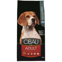 Produktbild von CIBAU Adult Medium Hundefutter für erwachsene Hunde mittlerer Rasse mit Huhn oder Fisch Monoprotein 12 kg - 12 kg
